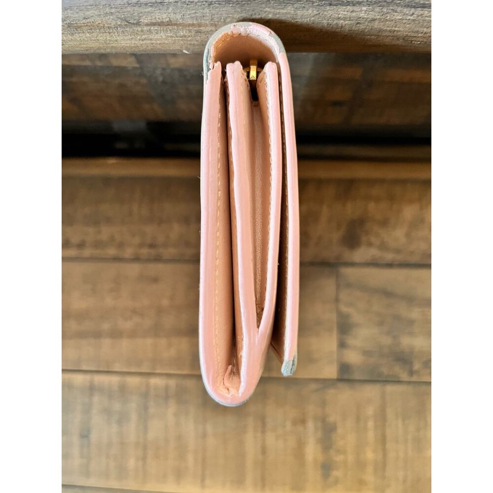 SAINT LAURENT YSL Leather Long BI-FOLD Wallet in Blush Pink - Picture 5 of 13